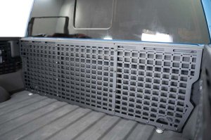 Ford F-150 Truck Bed Molle Panels - Addictive Desert Designs - Full Set - Hammer Black - `15-`20